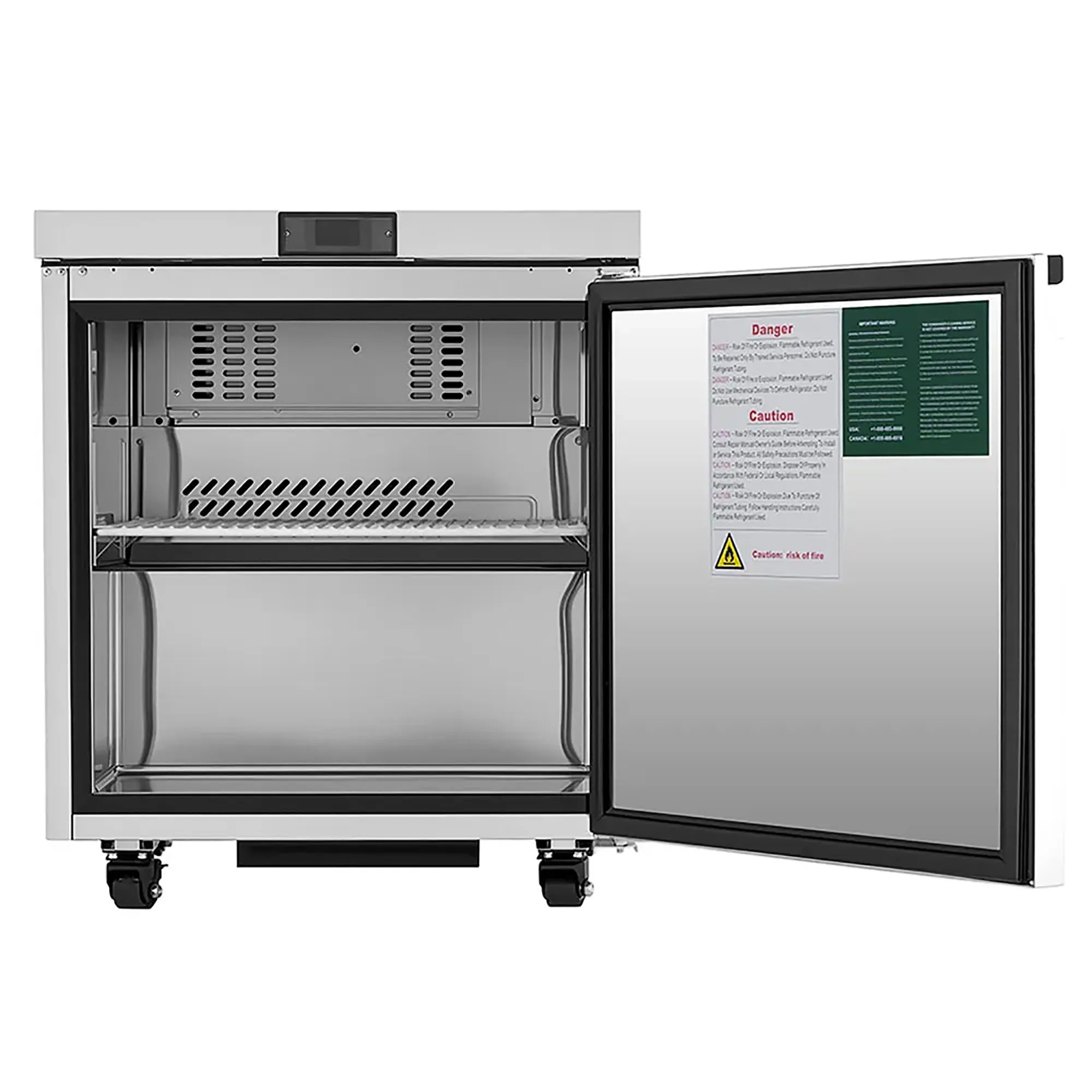 Atosa AUR27SD Single Door 27" Refrigerated Work Table - Various Configurations-Phoenix Food Equipment