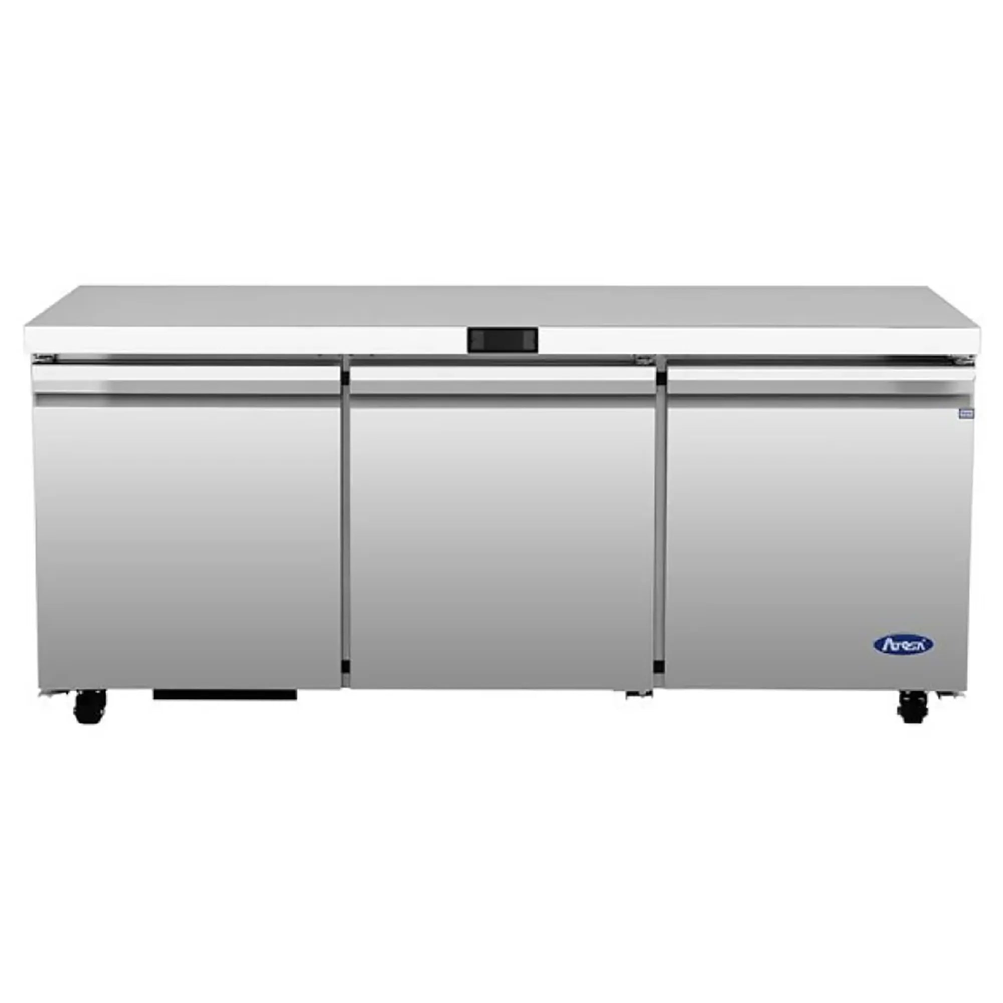 Atosa AUR72SD Triple Door 72" Refrigerated Work Table - Various Configurations-Phoenix Food Equipment