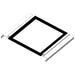 Atosa BYR0400235001 black adapter frame for fitting a 22-inch YRS ice machine onto a 30-inch ice bin
