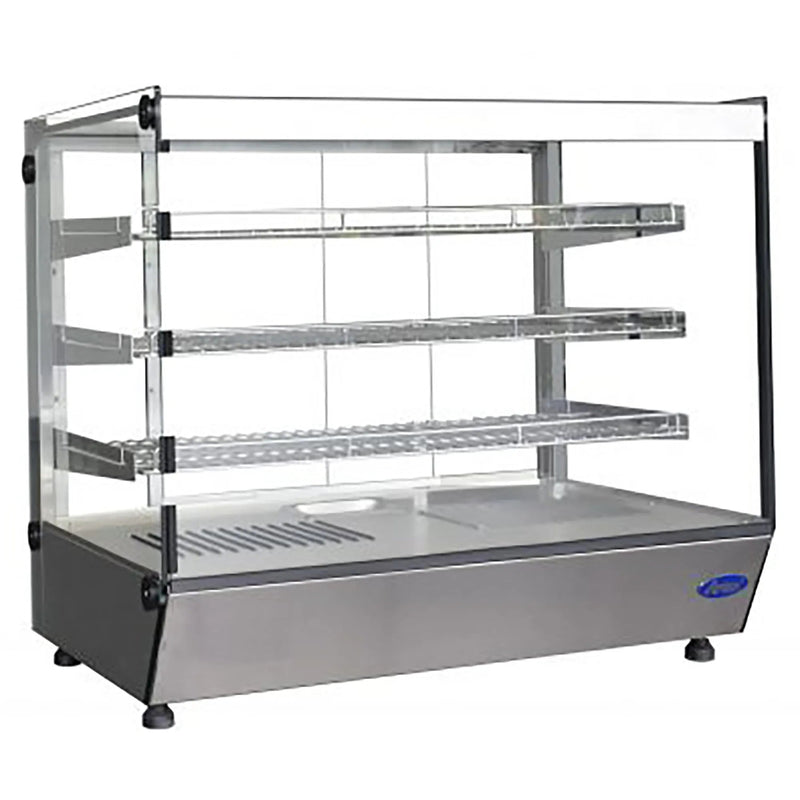 Atosa CHDS-71 Square Glass Display 36" Food Warmer-Phoenix Food Equipment