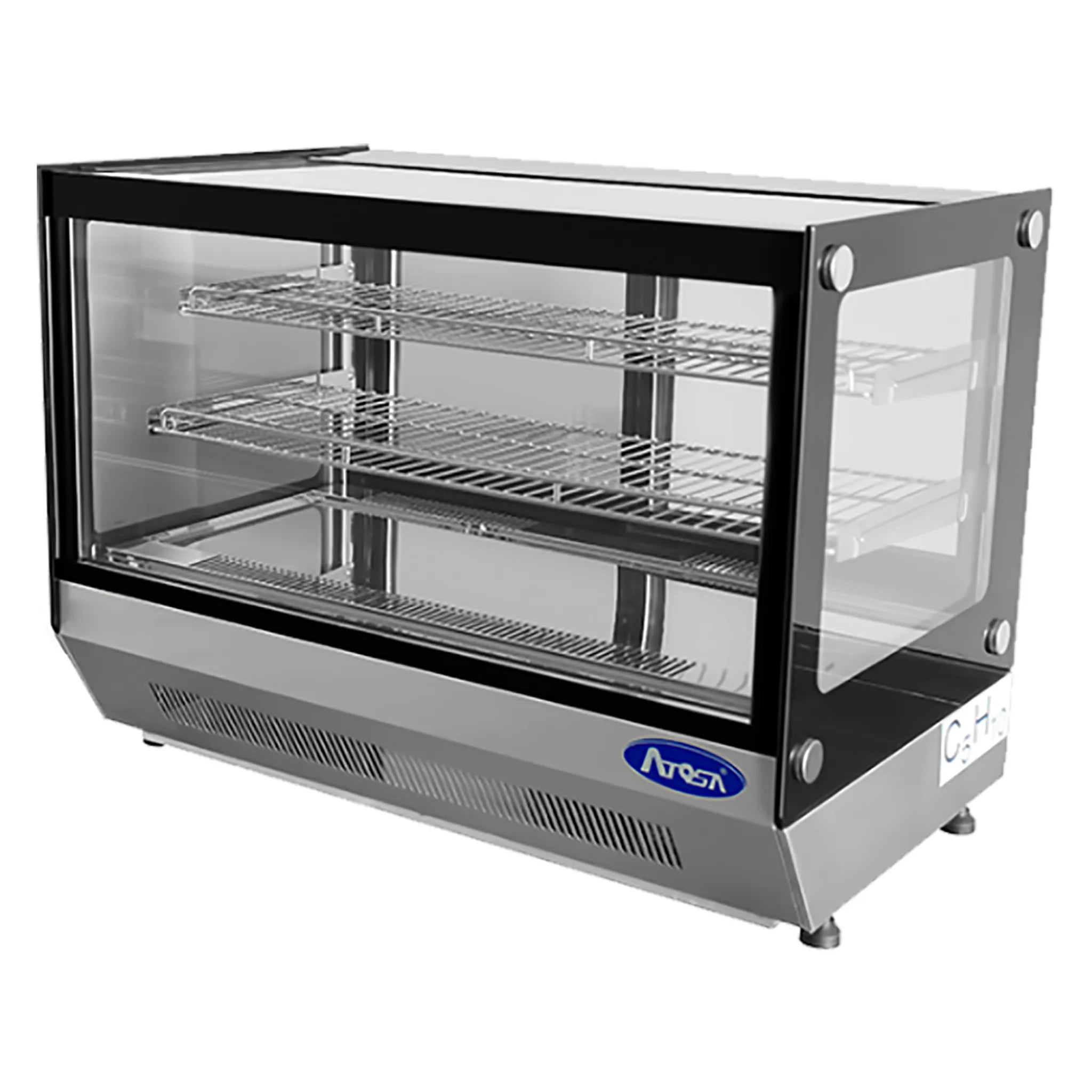 Atosa CRDS-56 Counter Top 36" Square Glass Refrigerated Pastry Display Case-Phoenix Food Equipment
