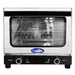 Atosa CTCO-50 half size electric countertop convection oven in stainless steel with glass door, 120V, front view