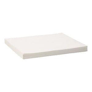 Atosa FP-1324-5 white fryer filter paper sheets for the FPOF-50 mobile oil filter, box of 100 sheets