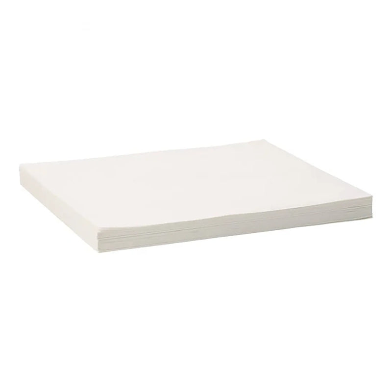 Atosa FP-1324-5 white fryer filter paper sheets for the FPOF-50 mobile oil filter, box of 100 sheets
