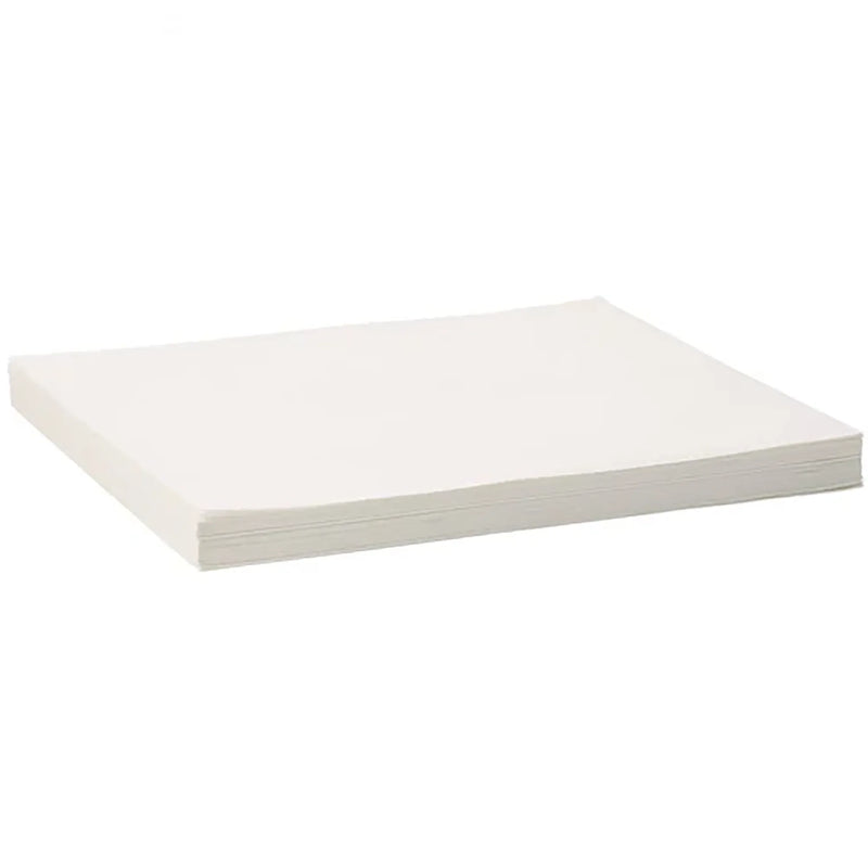 Atosa FP-1728-5 white fryer filter paper sheets for the FPOF-80 mobile oil filter, box of 100 sheets