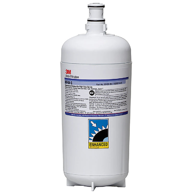 Atosa HF40-S 3M white water filter replacement cartridge with wide body for commercial foodservice use