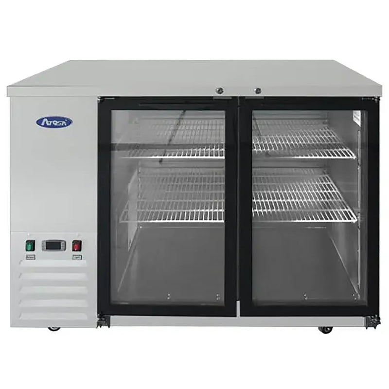 Atosa MBB48GR Stainless Steel 48" Double Door Back Bar Cooler - Various Configurations-Phoenix Food Equipment