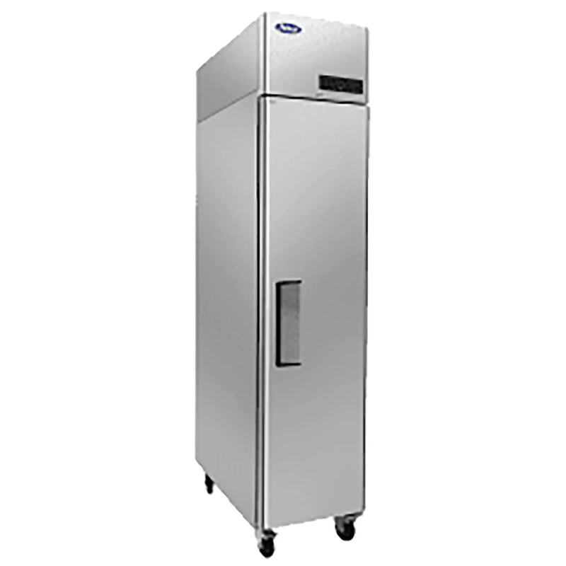 Atosa MBF15RSGR Single Solid Door 18" Wide Slim Reach-In Stainless Steel Refrigerator-Phoenix Food Equipment