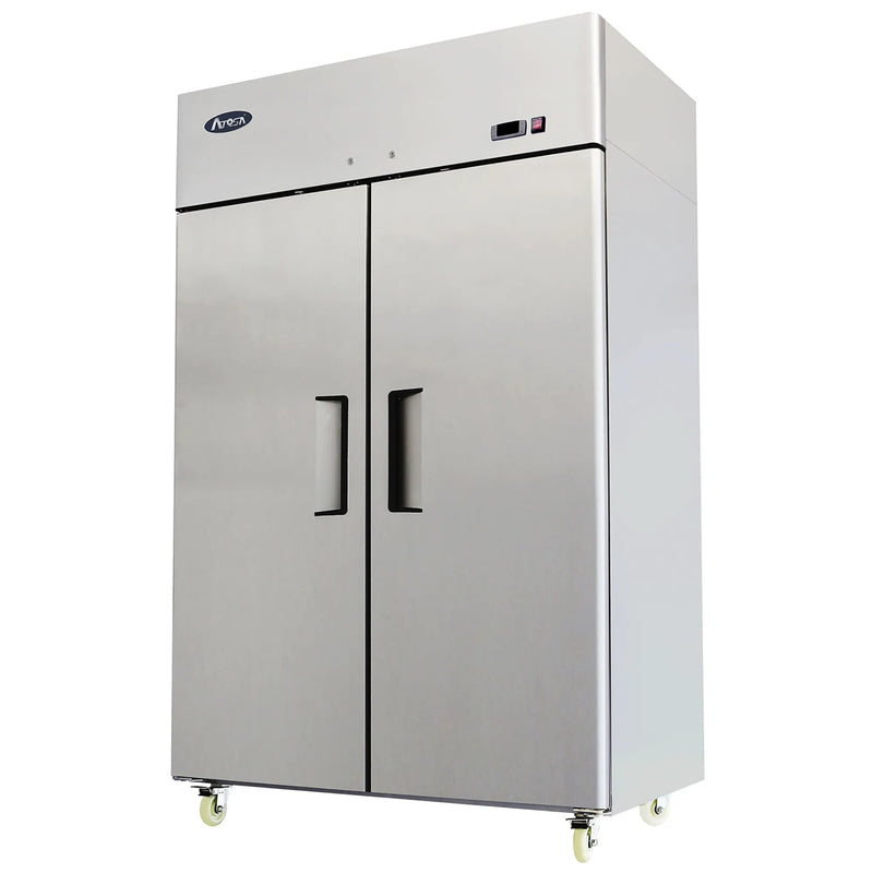 Atosa MBF8129GR Double Solid Door 52" Wide Stainless Steel Refrigerator/Freezer-Phoenix Food Equipment