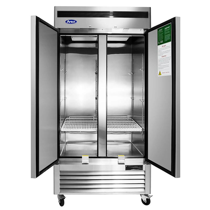 Atosa MBF8502GR Double Solid Door 40" Wide Stainless Steel Freezer-Phoenix Food Equipment