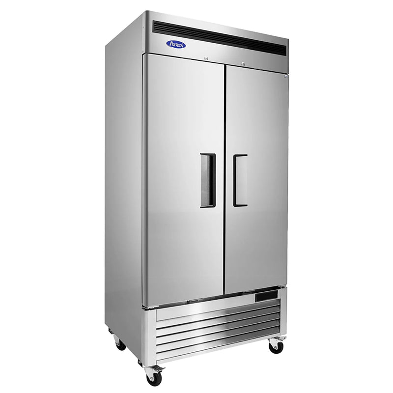 Atosa MBF8506GR Double Solid Door 40" Wide Stainless Steel Refrigerator-Phoenix Food Equipment