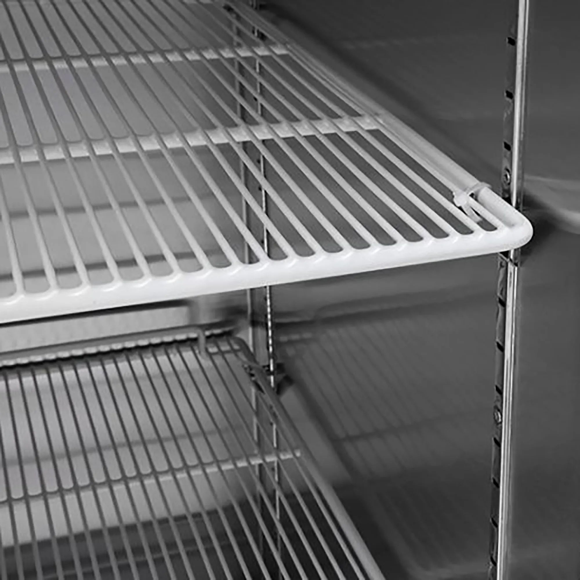 Atosa MBF8506GR Double Solid Door 40" Wide Stainless Steel Refrigerator-Phoenix Food Equipment