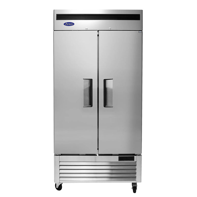 Atosa MBF8506GR Double Solid Door 40" Wide Stainless Steel Refrigerator-Phoenix Food Equipment