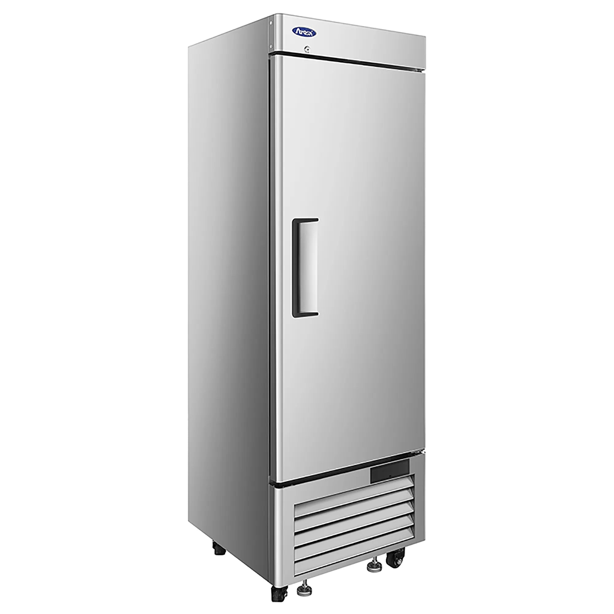 Atosa MBF8532GR Single Solid Door 26" Wide Stainless Steel Refrigerator-Phoenix Food Equipment