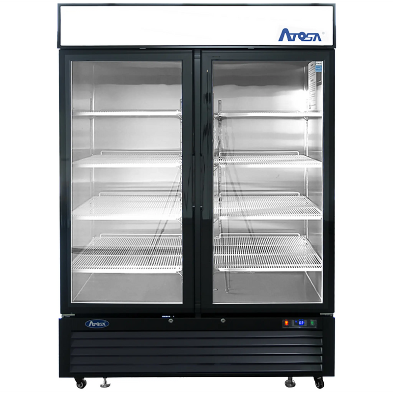 Atosa MCF8721ES Double Door 54" Wide Display Freezer-Phoenix Food Equipment
