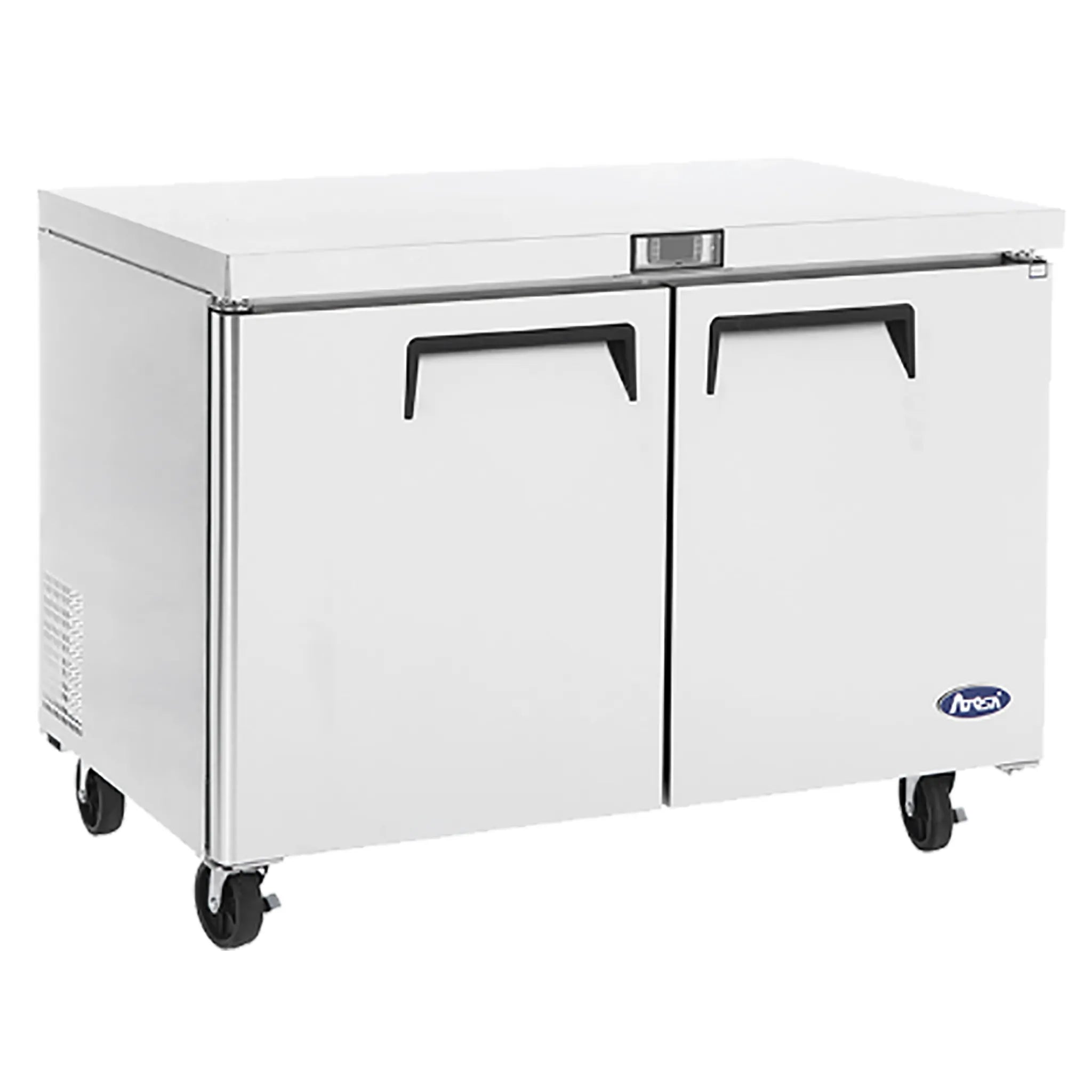Atosa MGF36FGR Double Door 36" Freezer Work Table-Phoenix Food Equipment