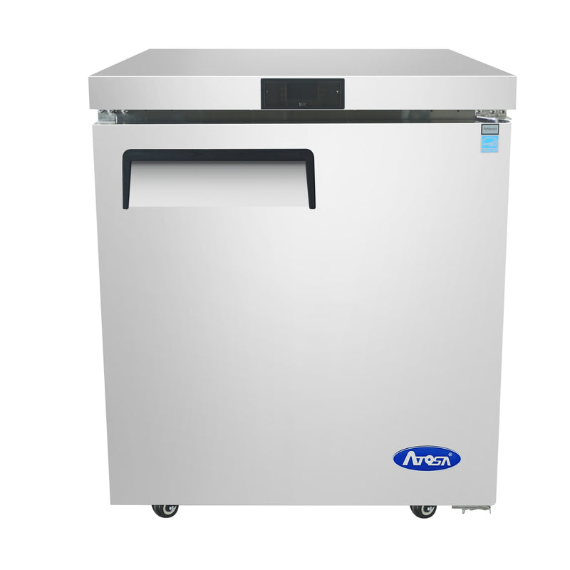 Atosa MGF8401GR Single Door 27" Refrigerated Work Table - Various Configurations-Phoenix Food Equipment