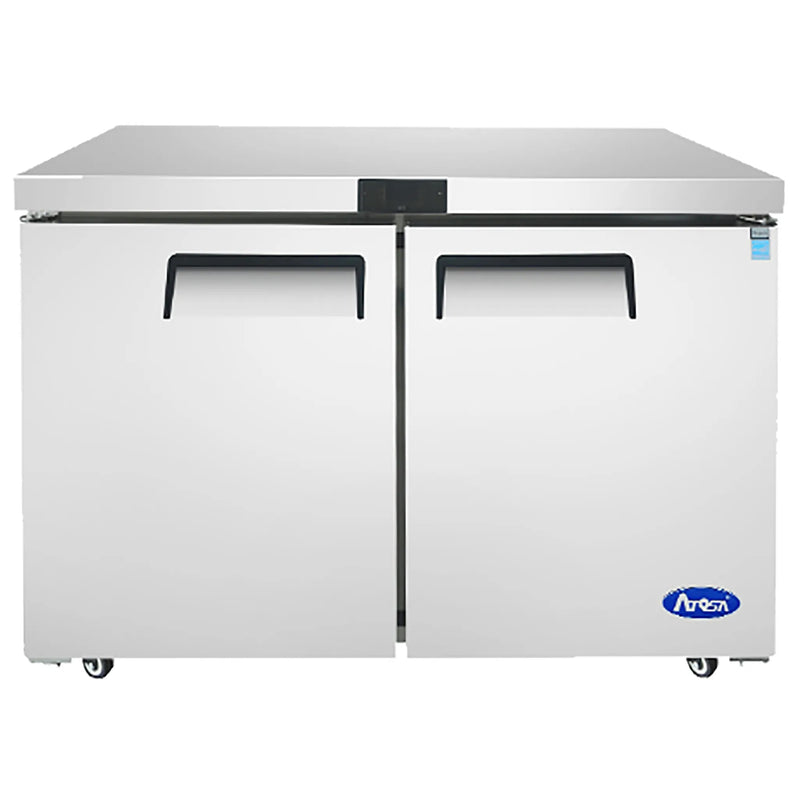 **LIGHTLY USED** Atosa MGF8402GR Double Door 48" Refrigerated Work Table-Phoenix Food Equipment