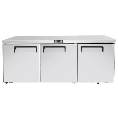 Atosa MGF8404GR Triple Door 72" Refrigerated Work Table-Phoenix Food Equipment