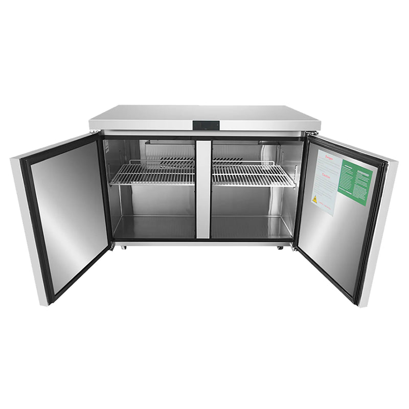 Atosa MGF8406GR Double Door 48" Freezer Work Table - Various Configurations-Phoenix Food Equipment