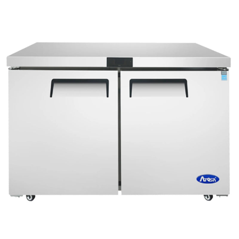 Atosa MGF8406GR Double Door 48" Freezer Work Table-Phoenix Food Equipment