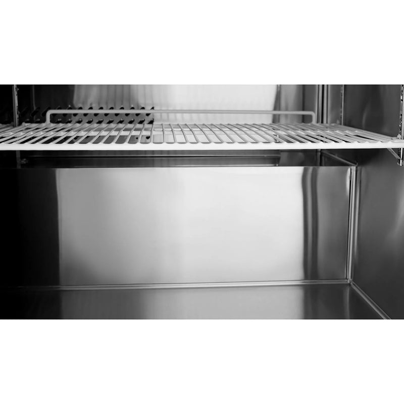 Atosa MGF8407GR Double Door 60" Freezer Work Table-Phoenix Food Equipment