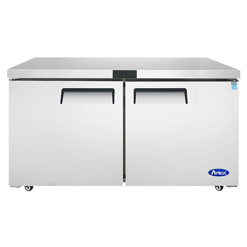 Atosa MGF8407GR Double Door 60" Freezer Work Table - Various Configurations-Phoenix Food Equipment