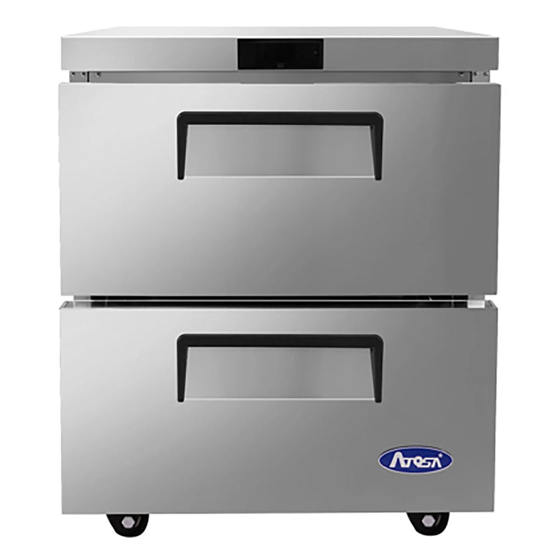 Atosa MGF8415GR Two Drawer 27" Refrigerated Work Table - Various Configurations-Phoenix Food Equipment