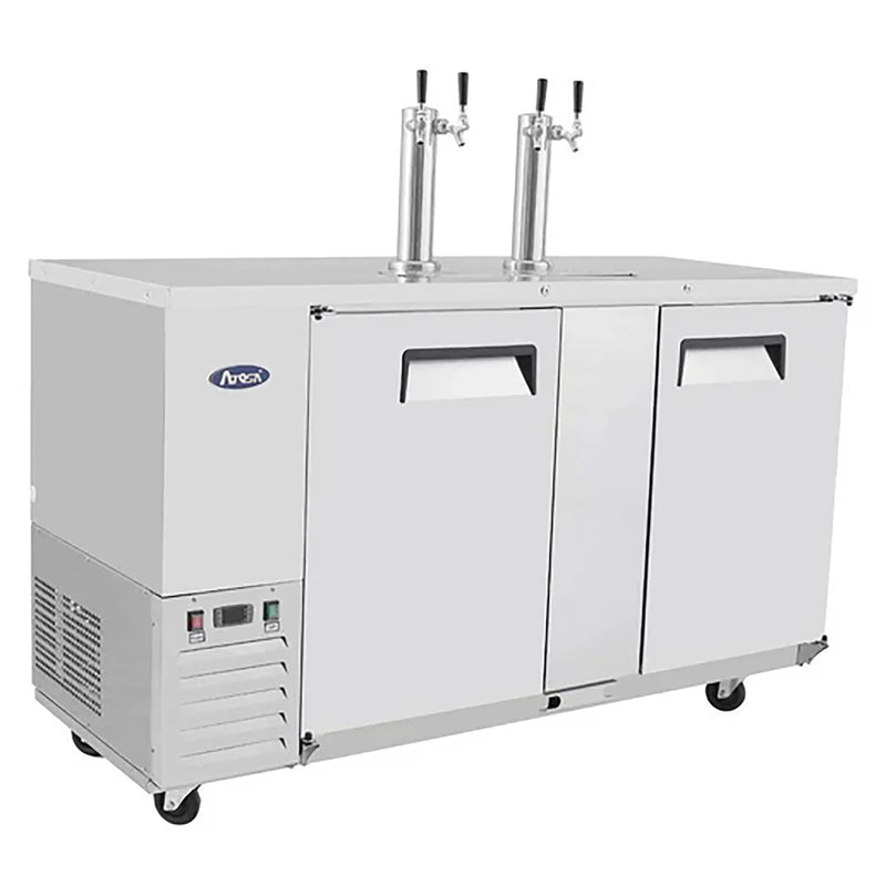 Atosa MKC58GR Double Door 58" Wide Keg Beer Dispensing Cooler-Phoenix Food Equipment