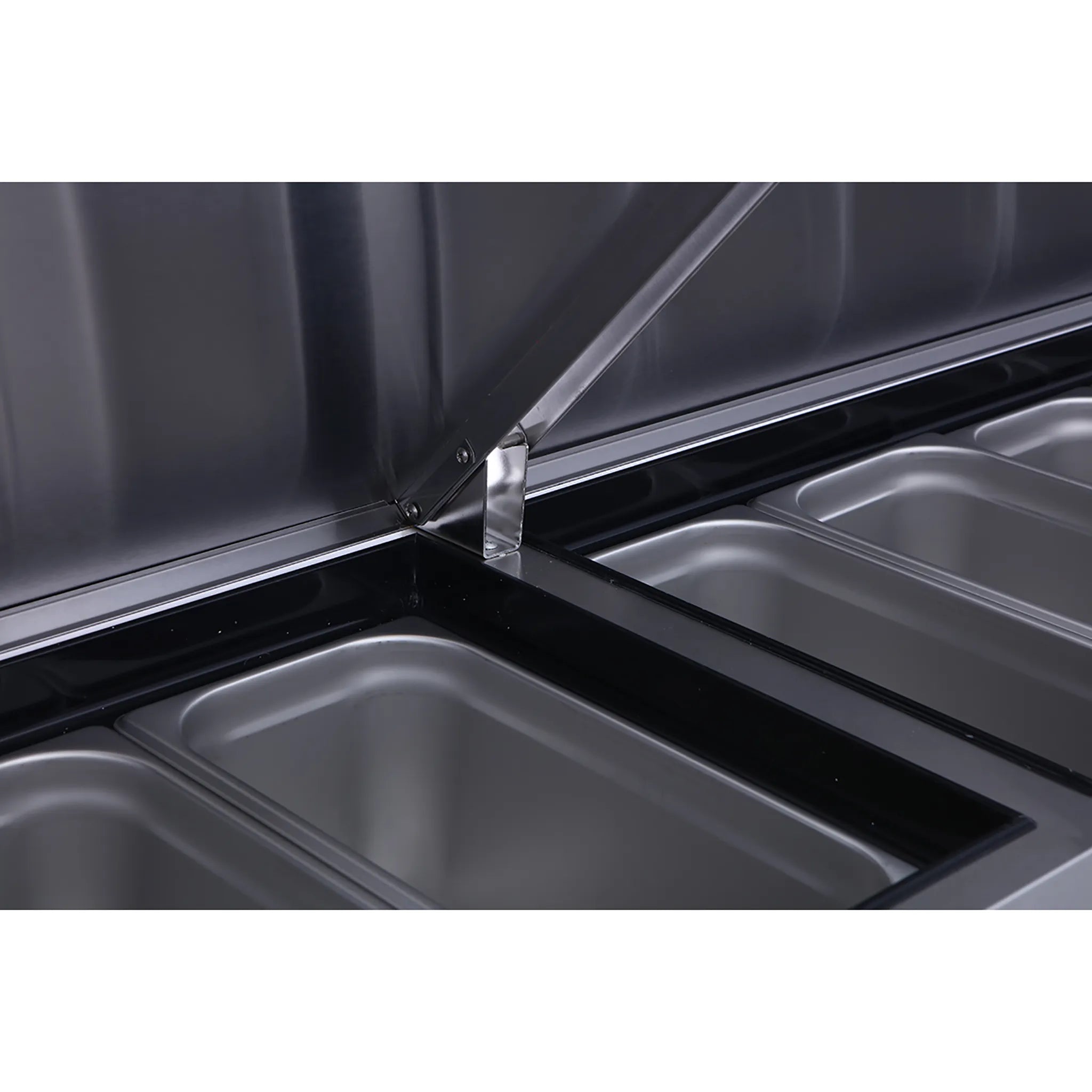 Atosa MPF8201GR Single Door 44" Refrigerated Pizza Prep Table-Phoenix Food Equipment