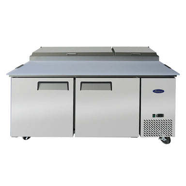 Atosa MPF8202GR Double Door 67" Refrigerated Pizza Prep Table-Phoenix Food Equipment