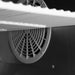 Atosa MPF8203GR refrigerated pizza prep table, close-up of the interior evaporator fan cover