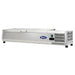 Atosa MSCT-48-10 50-inch refrigerated countertop topping rail with digital controls, angled view