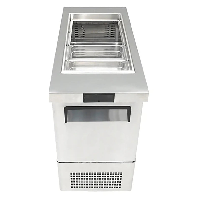 Atosa MSF17GR-NTCV Single Door 17" Refrigerated Sandwich Prep Table-Phoenix Food Equipment