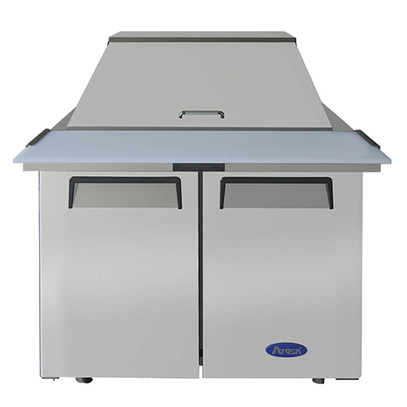 Atosa MSF3615GR Double Door 36" Refrigerated Mega Top Sandwich Prep Table-Phoenix Food Equipment