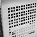 Atosa MSF8301GR sandwich prep table, close-up of the stainless steel side ventilation grille