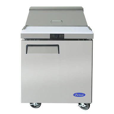 Atosa MSF8301GR Single Door 27" Refrigerated Sandwich Prep Table-Phoenix Food Equipment