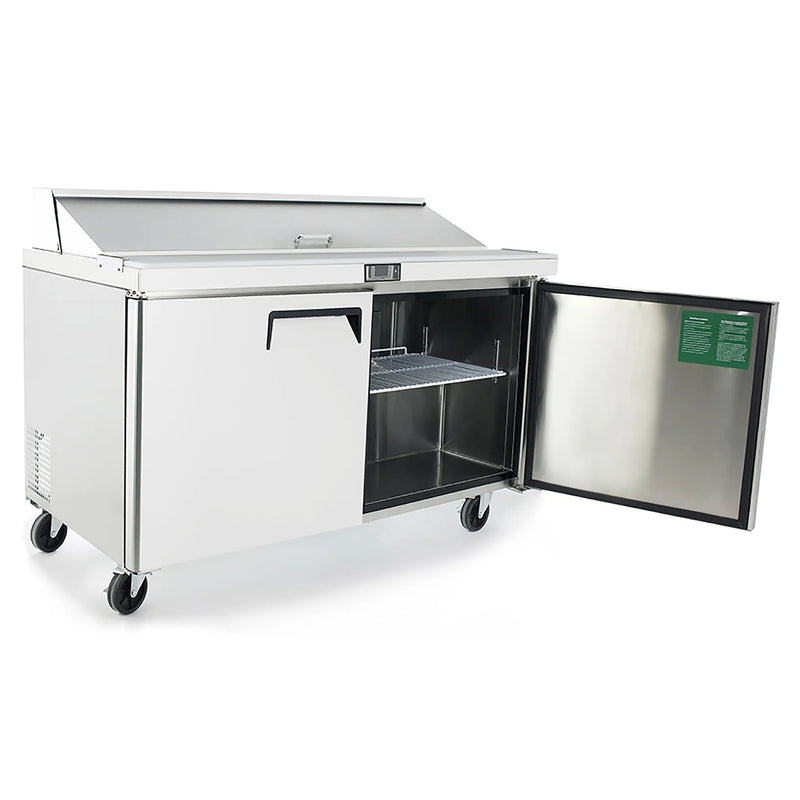 Atosa MSF8303GR Double Door 60" Refrigerated Sandwich Prep Table-Phoenix Food Equipment