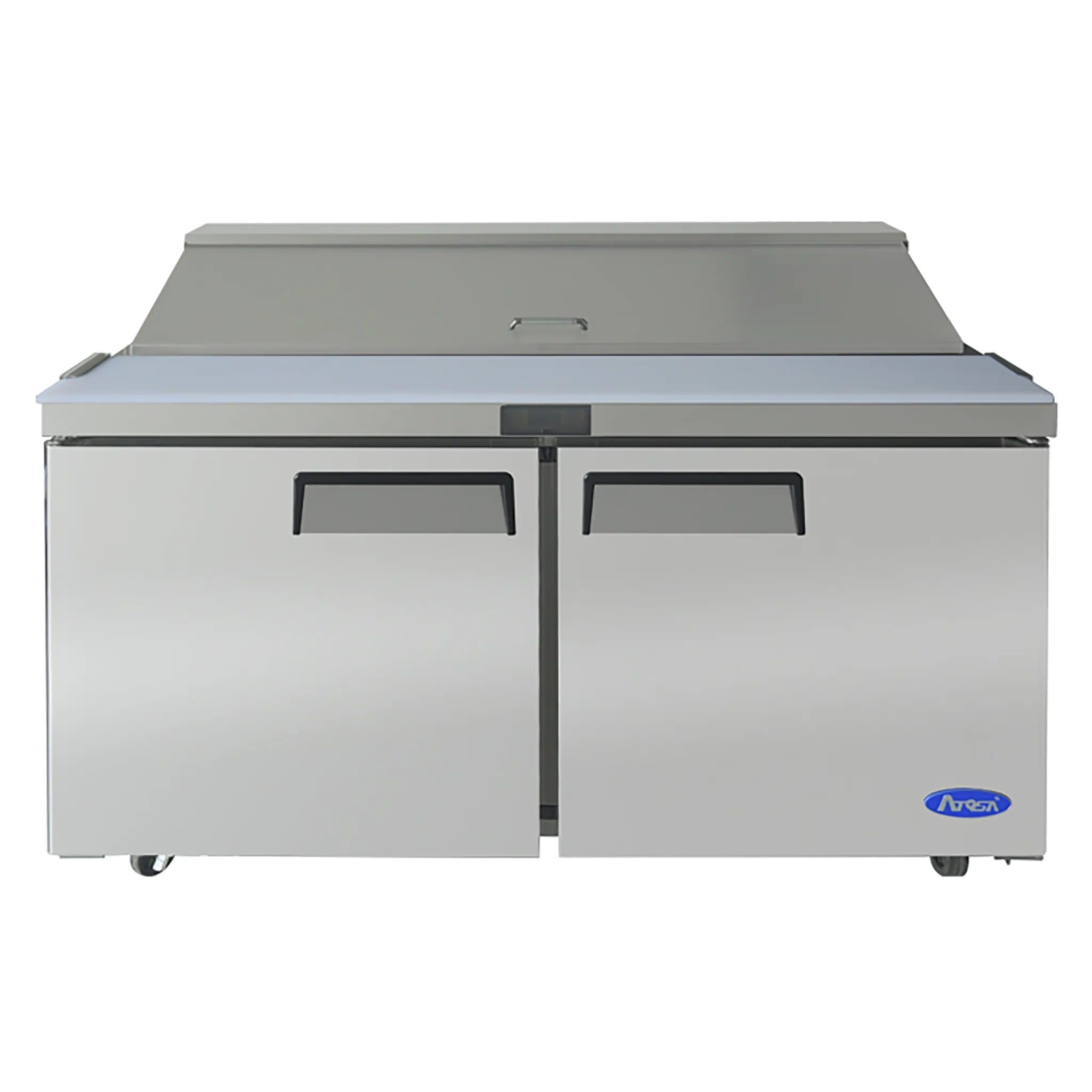 Atosa MSF8303GR Double Door 60" Refrigerated Sandwich Prep Table-Phoenix Food Equipment