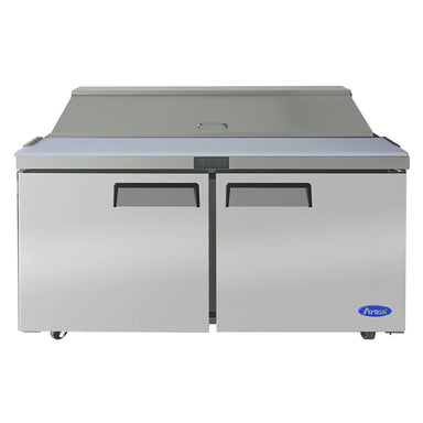 Atosa MSF8303GR Double Door 60" Refrigerated Sandwich Prep Table-Phoenix Food Equipment