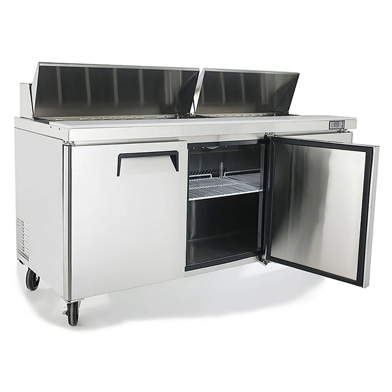 Atosa MSF8304GR Triple Door 72" Refrigerated Sandwich Prep Table-Phoenix Food Equipment