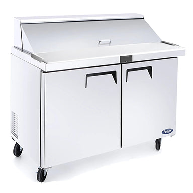 Atosa MSF8306GR Double Door 48" Refrigerated Mega Top Sandwich Prep Table-Phoenix Food Equipment