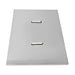 Atosa stainless steel night cover with two lift handles for MSF series refrigerated sandwich prep tables