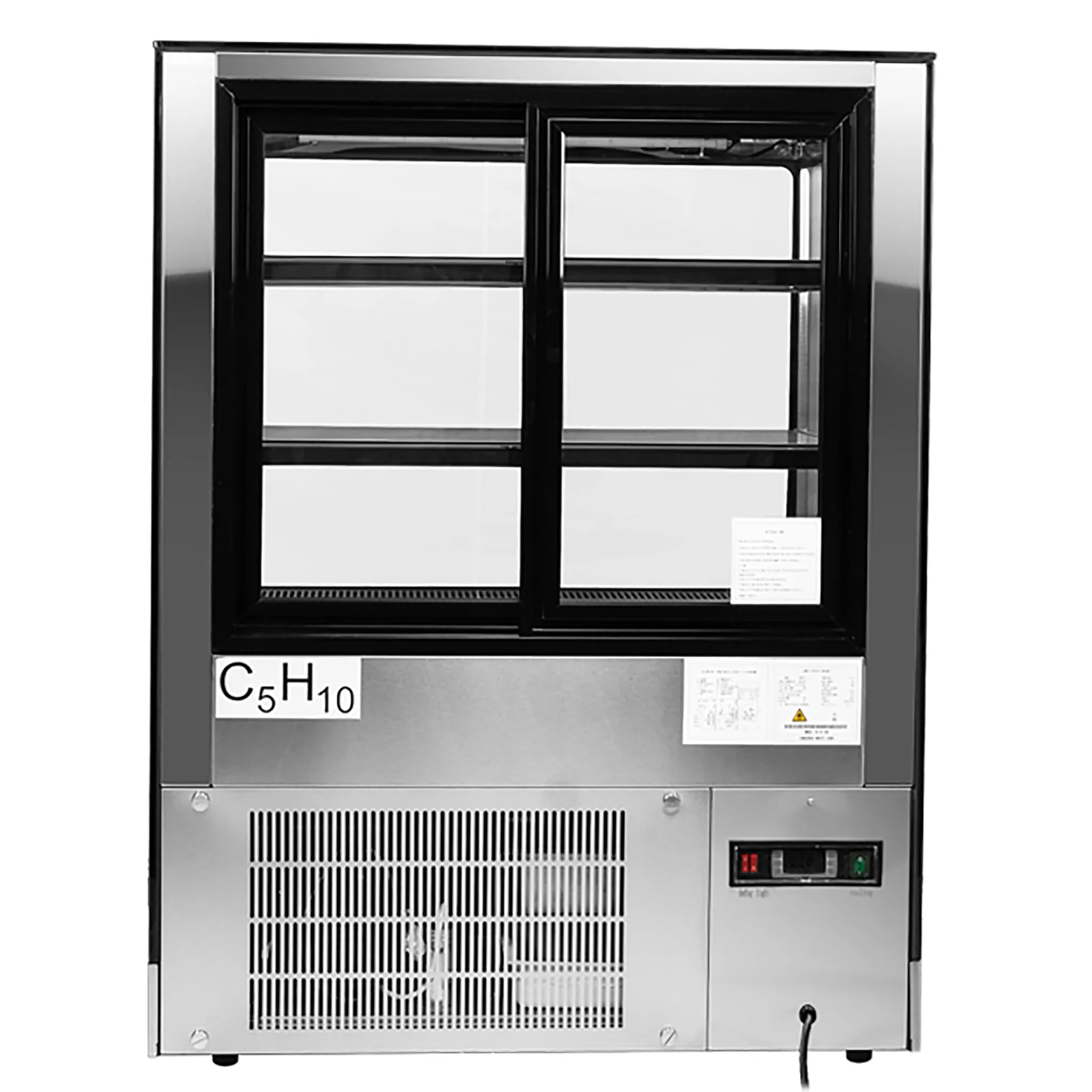 Atosa RDCS-35 Square Glass 2 Tier 36" Refrigerated Pastry Display Case-Phoenix Food Equipment