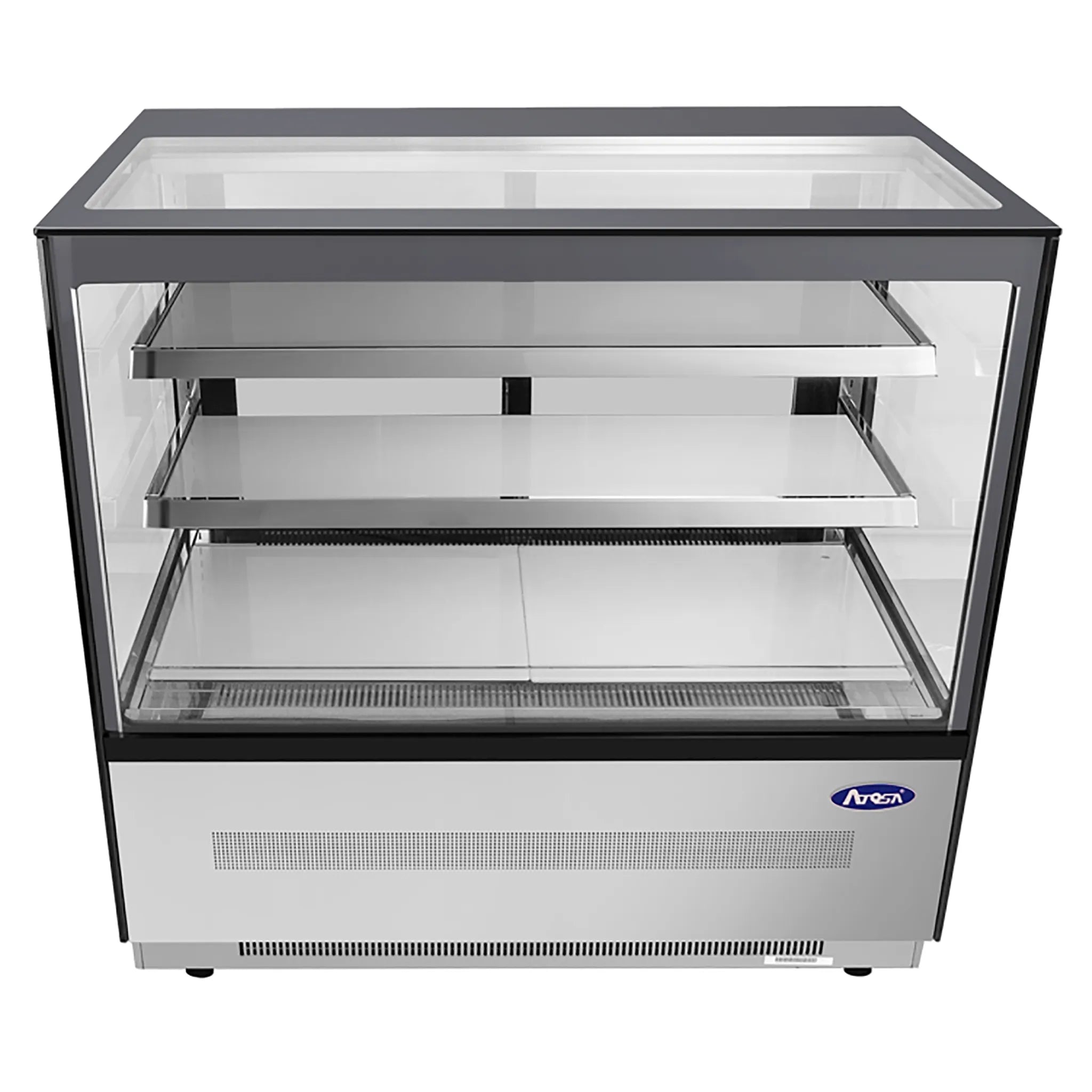 Atosa RDCS-48 Square Glass 2 Tier 48" Refrigerated Pastry Display Case-Phoenix Food Equipment