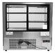 Atosa RDCS-48 48-inch refrigerated pastry display case, rear view showing the access doors and controls