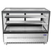 Atosa RDCS-60 60-inch refrigerated bakery display case showing the two glass shelf tiers and lighting