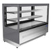 Atosa RDCS-60 60-inch refrigerated pastry display case, rear view showing the access doors and controls