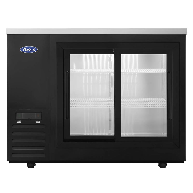 Atosa SBB48GRAUS Series 48" Shallow Double Door Back Bar Cooler - Various Configurations-Phoenix Food Equipment