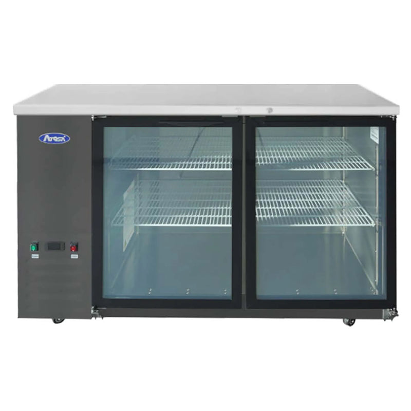 Atosa SBB59GRAUS Series 59" Shallow Double Door Back Bar Cooler - Various Configurations-Phoenix Food Equipment